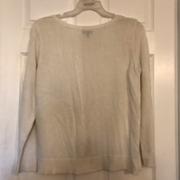 Apt 9 White Open Knit Sweater - Picture 5 of 5